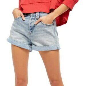 Free People High Waisted Jean Shorts - NWT!